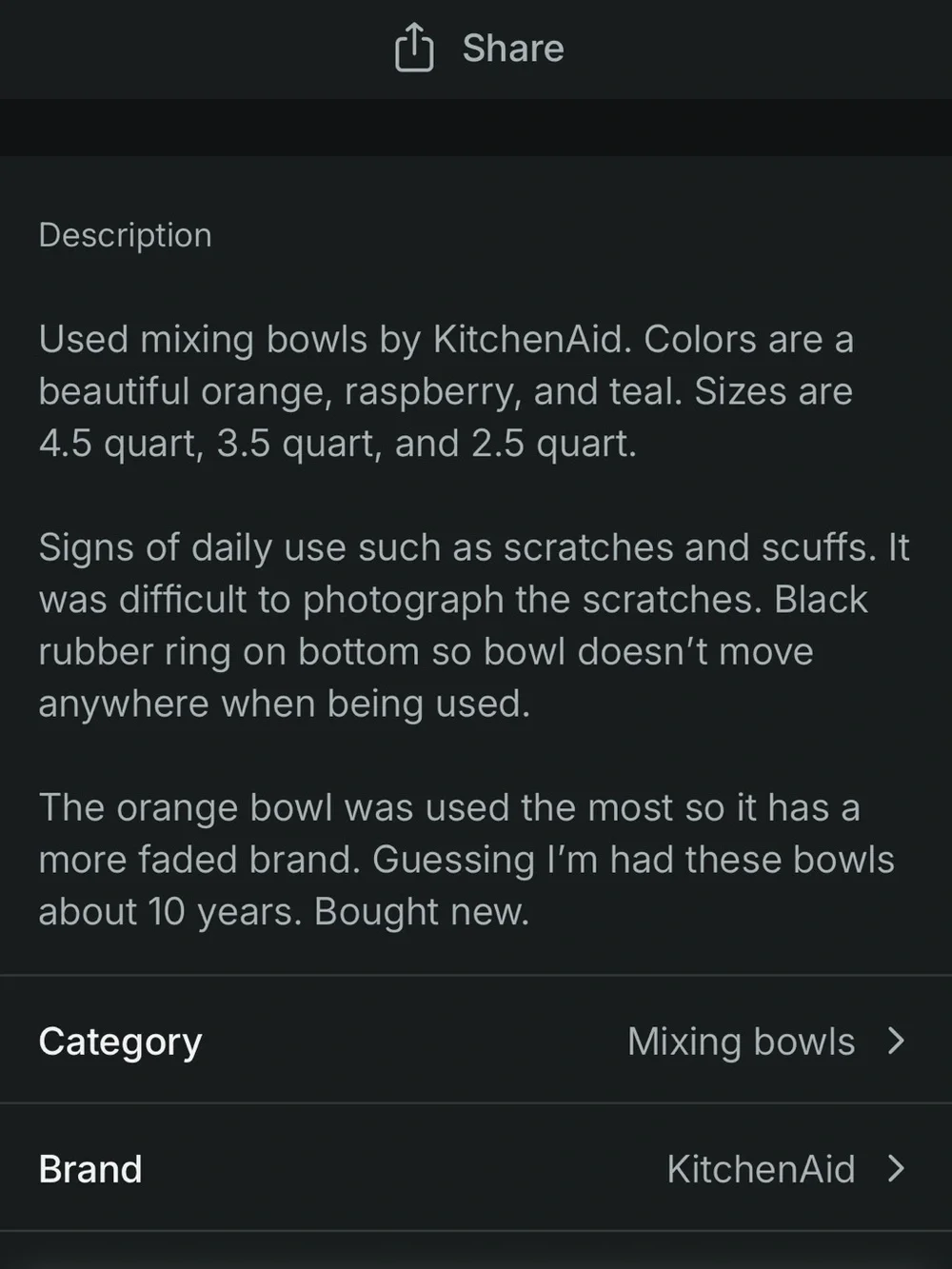 KitchenAid Mixing Bowl Set